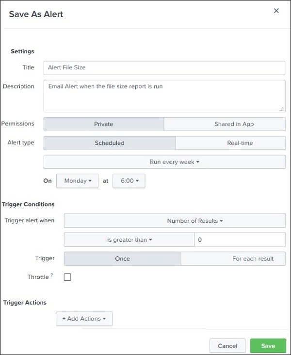 , Big Data Analytics, splunk-alerts-description-0, Schedule Creation, Big Data Analytics, splunk-alerts-description-1, Edit Schedule, Big Data Analytics, splunk-alerts-description-2, , Big Data Analytics, splunk-alerts-description-3, Schedule action, Big Data Analytics, splunk-alerts-description-4, Creating an Alert, Big Data Analytics, splunk-alerts-description-5, alert properties, Big Data Analytics, splunk-alerts-description-6